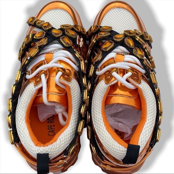 Dolls Kill x Cape Robbin Jeweled Platform Sneakers - Picture 6 of 12